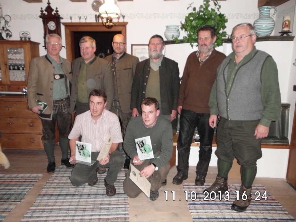 v.l.: knieend die HF Atschreiter Josef und Moro Matthias - stehend: LR Gerald Fressner, LR Max Moro, LR Günter Schebeck, PL Josef Pfarl, LR Peter Zoister und LR Manfred Schwarzlmüller