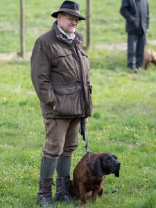 Jagdhunde Vorführung - Gruppe Schweisshunde