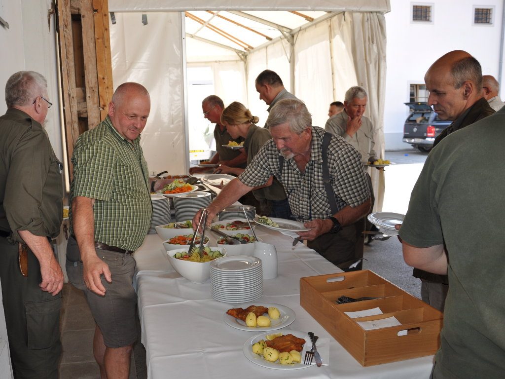 ... wurden kulinarisch verwöhnt ...