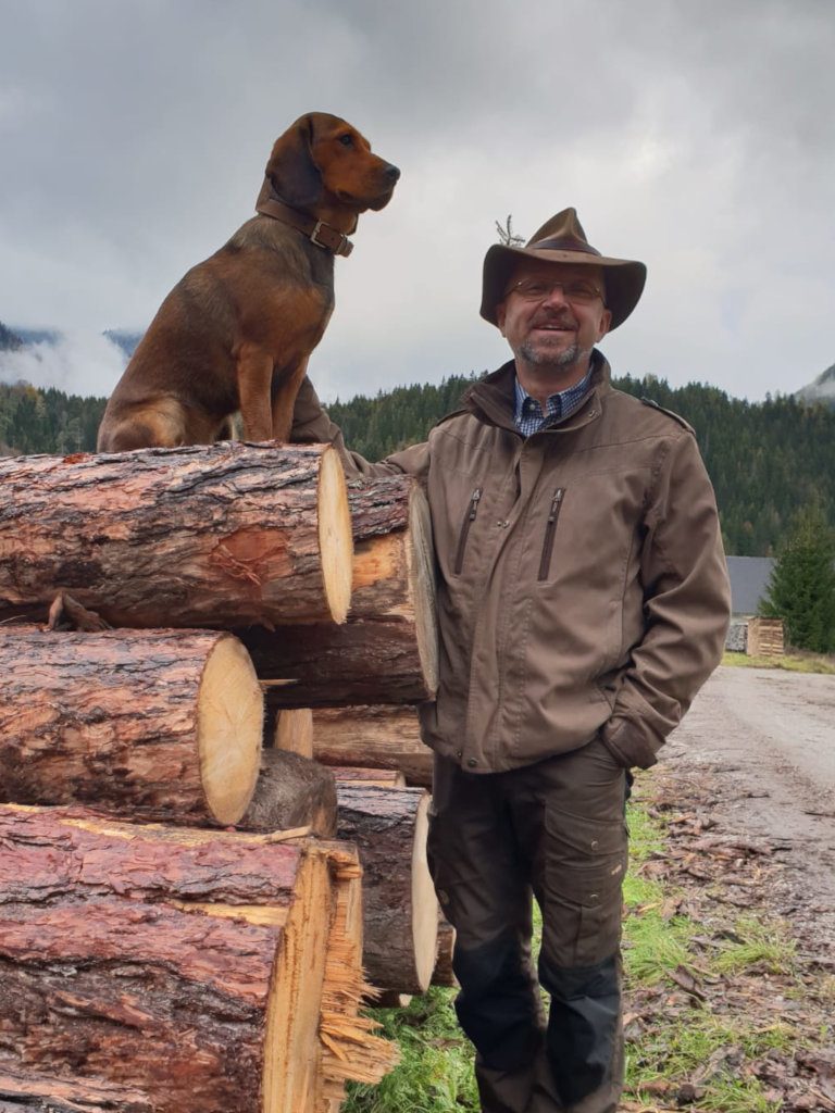 Robert Hafellner mit Berry vom Hinterwinkel