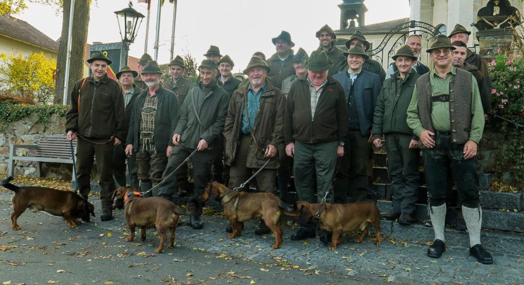 Teilnehmer der 544. Gebrauchsprüfung in Altenmarkt/Yspertal - Klub Dachsbracke 2018