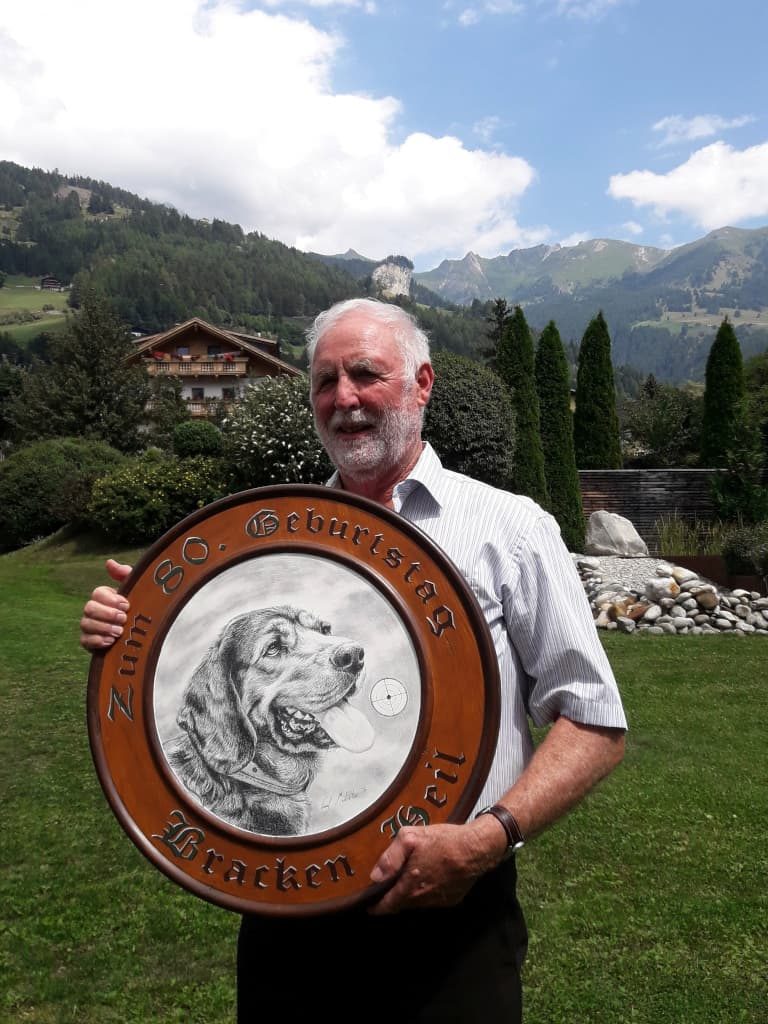 Ehrenmitglied Alois Mattersberger 80 Jahre - Klub Dachsbracke 2019